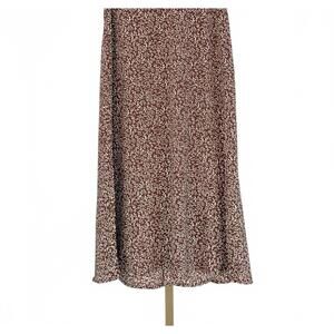 NEW BE COOL women's garden party midi skirt in brown floral